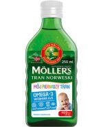  MOLLERS MÓJ PIERWSZY Tran norweski o aromacie naturalnym - 250 ml - cena, opinie, właściwości