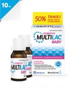  Multilac Baby Synbiotyk - 2 x 5 ml Po antybiotykoterapii - cena, opinie, właściwości 