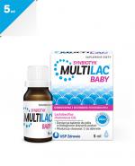  MULTILAC BABY Synbiotyk krople, 5 ml, probiotyk dla dzieci w kroplach