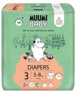 Muumi Baby Diapers 3 Pieluszki 5 - 8 kg - 50 szt.