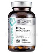  MYVITA SILVER Naturalna witamina D3 4000 j.m. - 60 kaps.