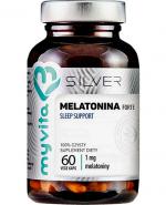  MyVita Silver Pure 100 % Melatonina Forte, 60 kaps., cena, opinie, wskazania