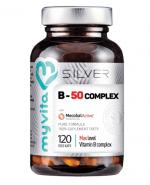  MYVITA SILVER Witamina B-50 Complex - 120 kaps. - układ nerwowy, odporność, metabolizm - cena, wskazania, opinie