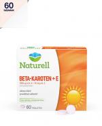 NATURELL Beta-karoten + E - 60 tabl.