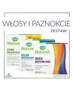 NATURELL SILICA BIOTYNA MAX, 60 tabl. + Naturell Cynk organiczny + C, 100 tabl. + NATURELL SELEN ORGANICZNY 100mcg, 100 tabl.