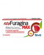  NEOFURAGINA MAX, na zakażenie dolnych dróg moczowych, 25 tabletek