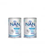  Nestle NAN EXPERT Bezlaktozowy mleko początkowe dla niemowląt od urodzenia - 2 x 400 g - cena, opinie, właściwości