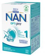 Nestle Nan Optipro 1 Mleko początkowe dla niemowląt od urodzenia, 650 g