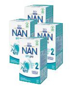  Nestle Nan Optipro 2 Mleko początkowe dla niemowląt powyżej 6. miesiąca, 4 x 650 g, cena, opinie, właściwości