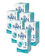 Nestle Nan Optipro 2 Mleko początkowe dla niemowląt powyżej 6. miesiąca, 6 x 650 g, cena, opinie, właściwości