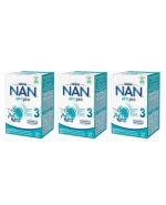  Nestle Nan Optipro 3 Mleko modyfikowane wzbogacone w witaminy i składniki mineralne dla dzieci po 1. roku życia, 3 x 650 g
