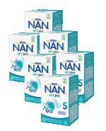 Nestle Nan Optipro 5 Mleko modyfikowane wzbogacone w witaminy i składniki mineralne dla dzieci po 2,5 roku życia, 6 x 650 g