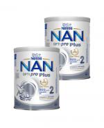  Nestle NAN OPTIPRO Plus 2 HM-O Mleko następne dla niemowląt powyżej 6 miesiąca - 2 x 800 g (puszka)