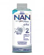 Nestle Nan Optipro Plus 2 HMO Mleko następne w płynie dla niemowląt powyżej 6. miesiąca, 200 ml