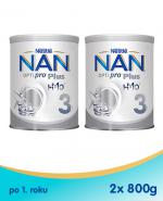  Nestle NAN OPTIPRO Plus 3 Mleko modyfikowane junior dla dzieci po 1. roku - 2x800 g (puszka)