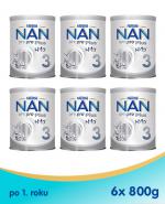  Nestle NAN OPTIPRO Plus 3 Mleko modyfikowane junior dla dzieci po 1. roku - 6 x 800 g (puszka)