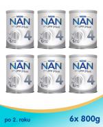  Nestle NAN OPTIPRO Plus 4 Mleko modyfikowane junior dla dzieci po 2 roku - 6 x 800 g