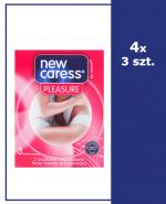 NEW CARESS PLEASURE - 4 x 3 szt.