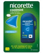  NICORETTE Coolmint 4 mg na rzucanie palenia, 20 tabletek