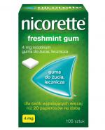  NICORETTE Freshmint 4 mg - 105 szt. Na rzucanie palenia - cena, opinie, stosowanie