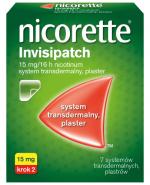  NICORETTE INVISIPATCH 15 mg Plastry 16 godz. - 7 szt. Na rzucanie palenia - cena, opinie, stosowanie