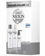  Nioxin Zestaw Pielęgnacyjny System 1 Szampon, 150 ml + Odżywka, 150 ml + Kuracja, 50 ml  cena, opinie, właściwości