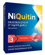  NIQUITIN 7 mg/24 h - 7 plast. na rzucenie palenia