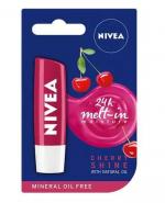  NIVEA 24h MELT-IN MOISTURE Cherry Shine pielęgnująca pomadka do ust - 4,8 g