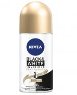  NIVEA BLACK&WHITE INVISIBLE SILKY SMOOTH Antyperspirant w kulce 48h - 50 ml - cena, opinie, właściwości 