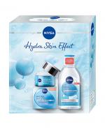 Nivea Hydra Skin Effect Zestaw Żel na dzień, 50 ml + Płyn micelarny, 400 ml