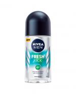  Nivea Men Fresh Kick Dezodorant roll-on - 50 ml - cena, opinie, właściwości