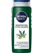  Nivea Men Sensitive Pro Ultra-Calming Żel pod prysznic 3 w 1, 500 ml cena, opinie, właściwości