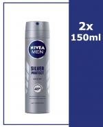  NIVEA MEN SILVER PROTECT Antyperspirant 48h, 2 x 150 ml