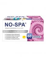  NO-SPA 40 mg, 60 tabletek. Na ból brzucha, skurcze, cena, opinie, właściwości