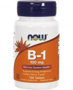 NOW FOODS B-1 100 mg - 100 tabl.