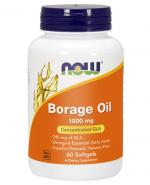  NOW FOODS Borage oil 1000 mg - 60 kaps.