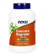  Now Foods Cascara Sagrada 450 mg - 250 kaps. NA układ pokarmowy - cena, opinie, właściwości 