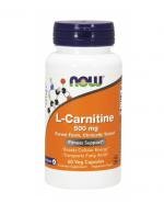 NOW FOODS L-Carnitine 500 mg - 60 kaps.