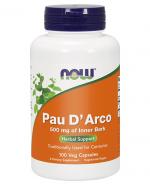  NOW FOODS Pau D'Arco 500 mg - 100 kaps.