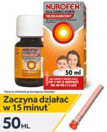  NUROFEN FORTE Syrop dla dzieci truskawkowy 40 mg/ml - 50 ml