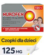  Nurofen dla dzieci ibuprofen 125 mg czopki, 10 sztuk