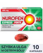  Nurofen Express Forte 400 mg, 10 kapsułek miękkich