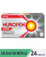  Nurofen Forte ibuprofen 400 mg na silny ból i gorączkę tabletki, 24 sztuki