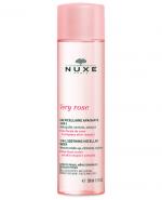  Nuxe Very Rose Łagodząca woda micelarna 3  w  1, 200 ml, cena, opinie, właściwości 