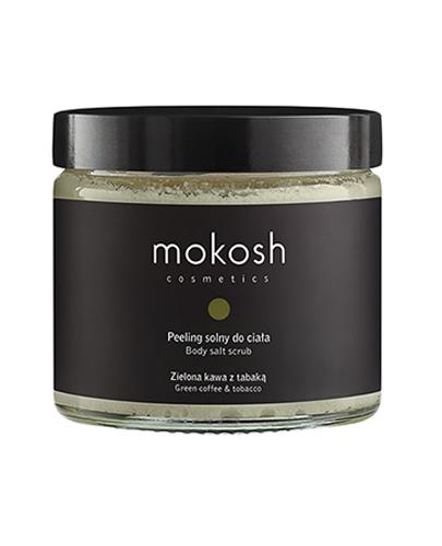  Mokosh Peeling solny do ciała Zielona kawa z tabaką - 300 g - cena, opinie, właściwości - Apteka internetowa Melissa  