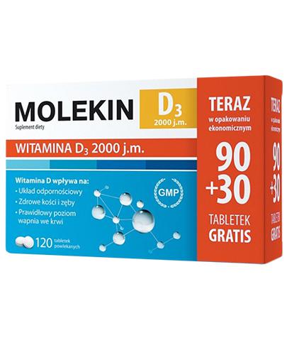 MOLEKIN D3 2000 - 120 tabl. - Apteka internetowa Melissa