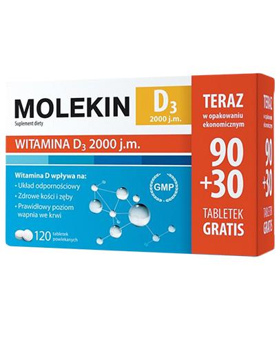  MOLEKIN D3 2000, 120 tabletek - Apteka internetowa Melissa  