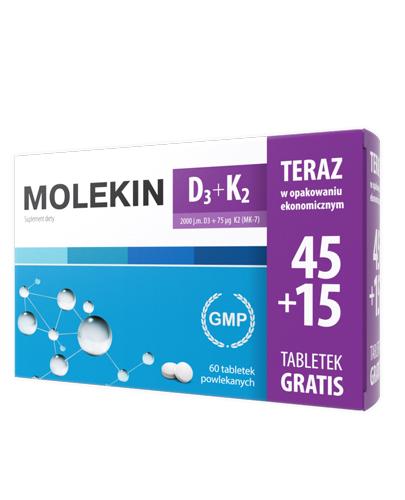  MOLEKIN D3 + K2, 60 tabletek - Apteka internetowa Melissa  