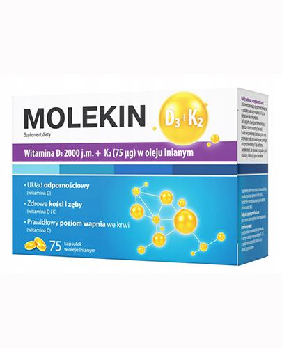  Molekin D3 + K2, 75 kaps. - Apteka internetowa Melissa  