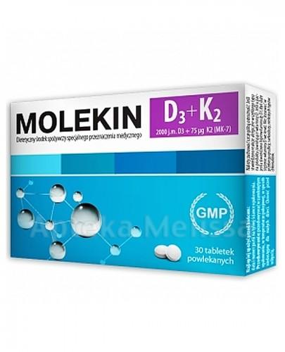  MOLEKIN D3 + K2 - 30 tabl. Na niedobory witamin D3 i K2. - Apteka internetowa Melissa  